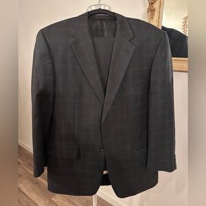 Classic windowpane Black Men's Blazer